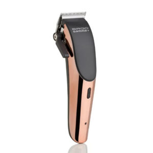 Product: Gamma+ Ergo Clipper with rose gold body kit on