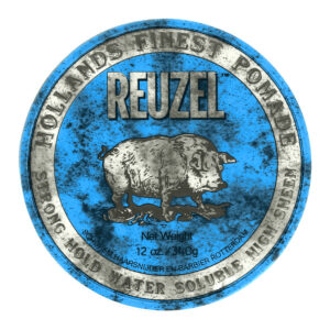 Product: Reuzel Blue Pomade Strong Hold Water Soluble High Sheen 35g tin - travel size