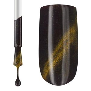 Swatch: Claw Culture Gel Polish 119 Gold Cats Eye